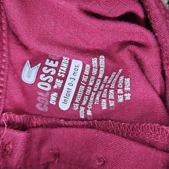 Colosseum FSU Florida State Onesie Dress My 1st Love Bows Floral 0-3m - Picture 6 of 6